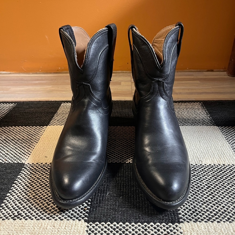 Tecovas Penny Black Heeled Boots - Picture 2 of 9